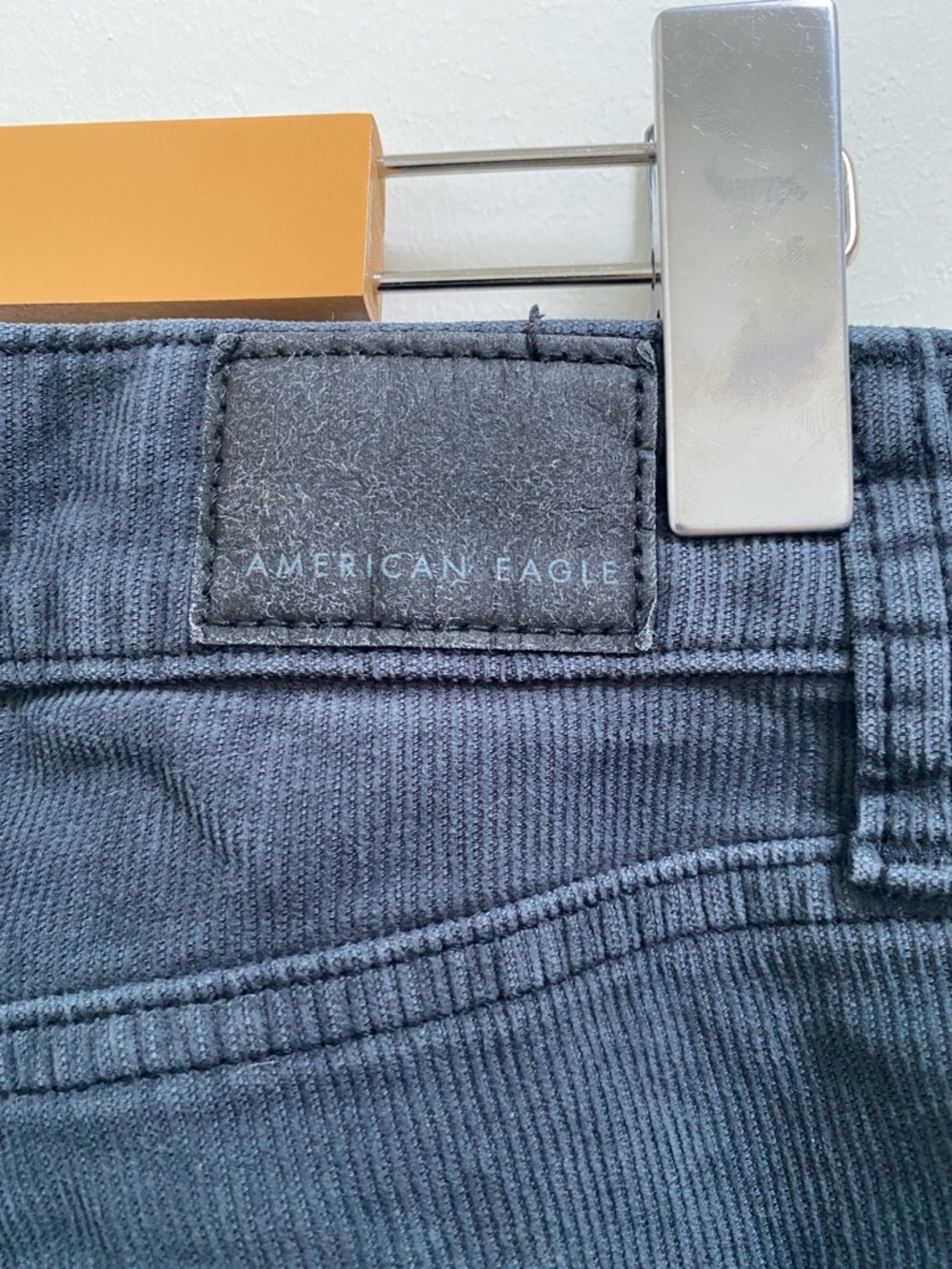 American Eagle Outfitters Dark Gray Boot Cut Corduroy Pants - Picture 6 of 11